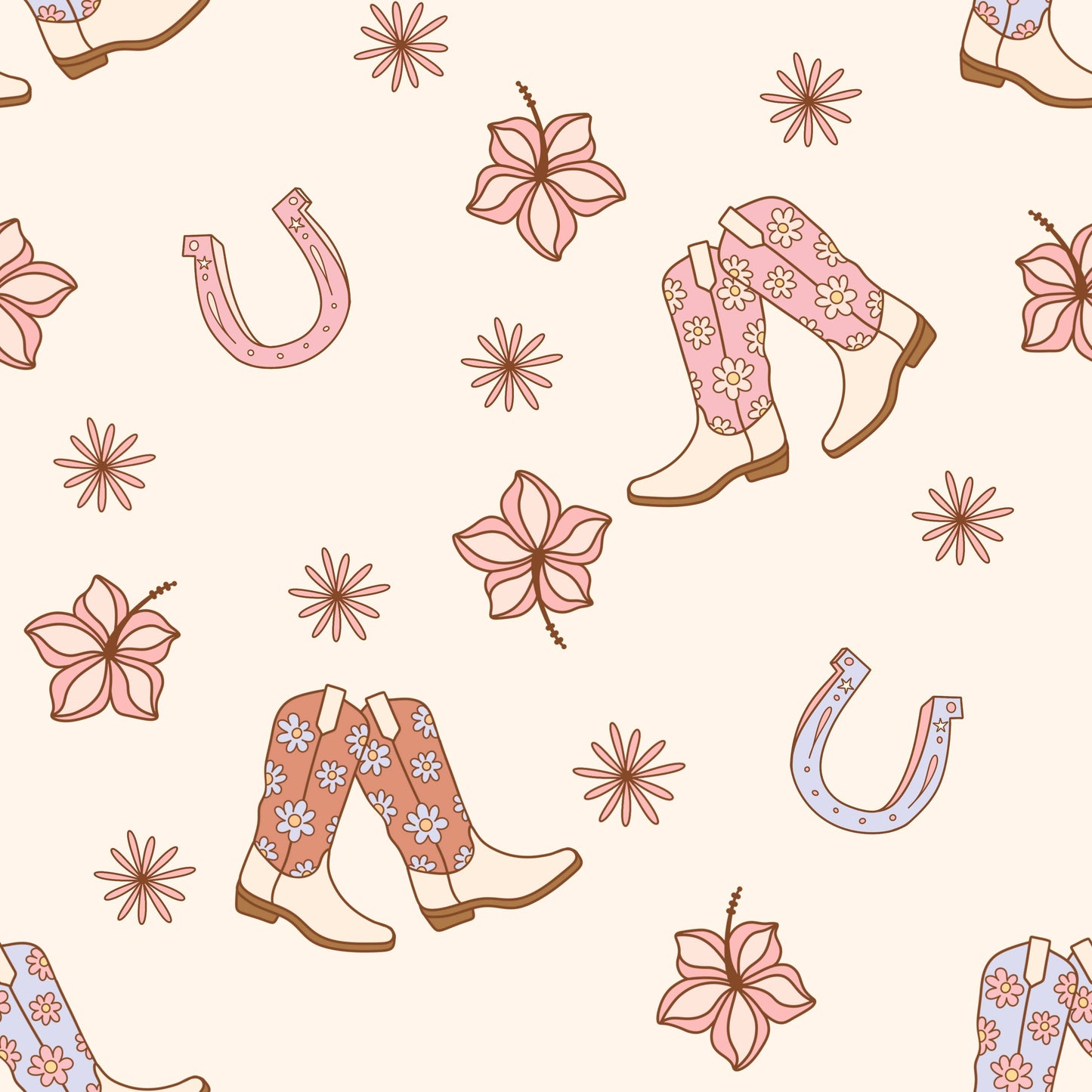 Cowgirl Western | Bamboo Bell Bottom Romper