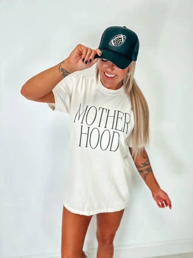 Mother Hood Ivory Graphic Tee: Medium
