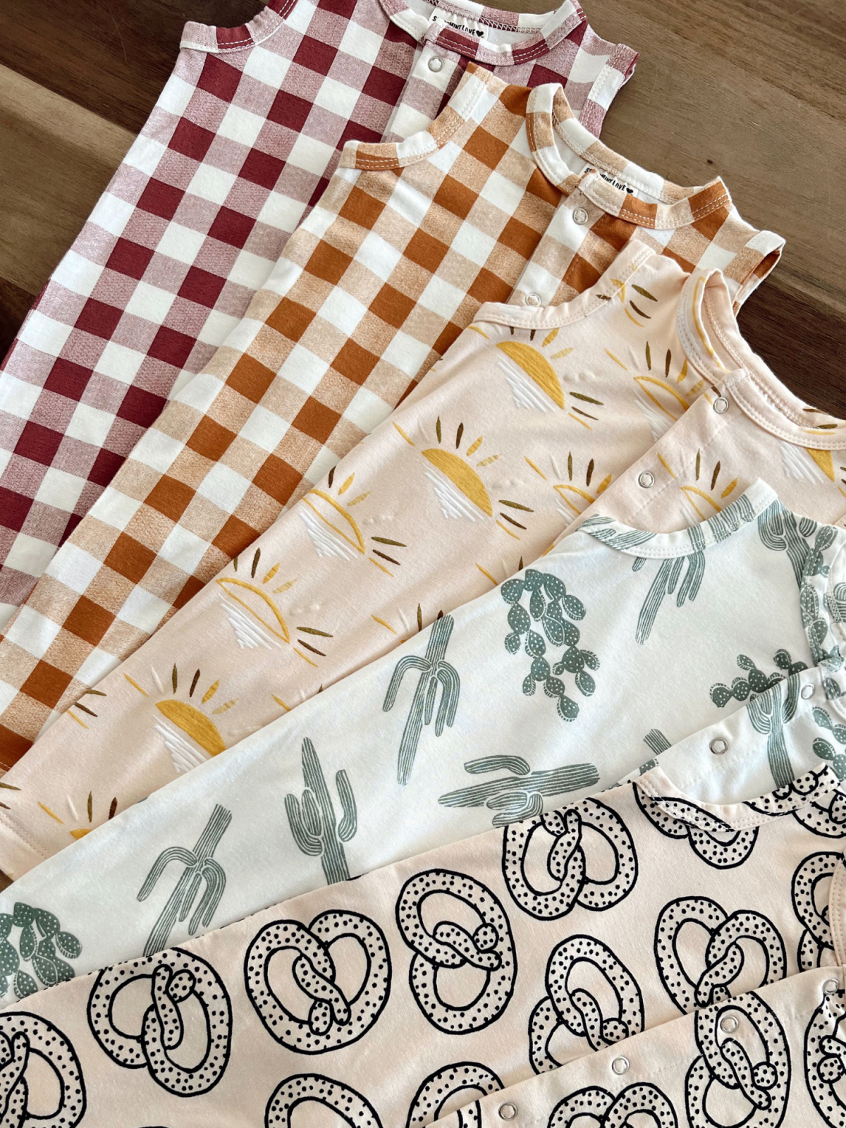 Organic Bamboo Tuscany Plaid 12 - 18 mo.