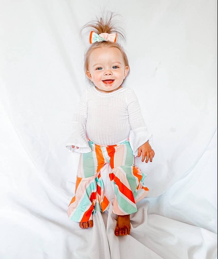 Striped girl flares: 2/3T / Bells