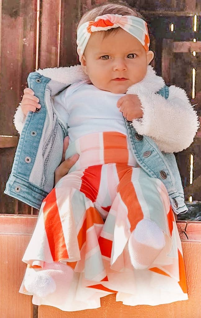 Striped girl flares: 2/3T / Bells