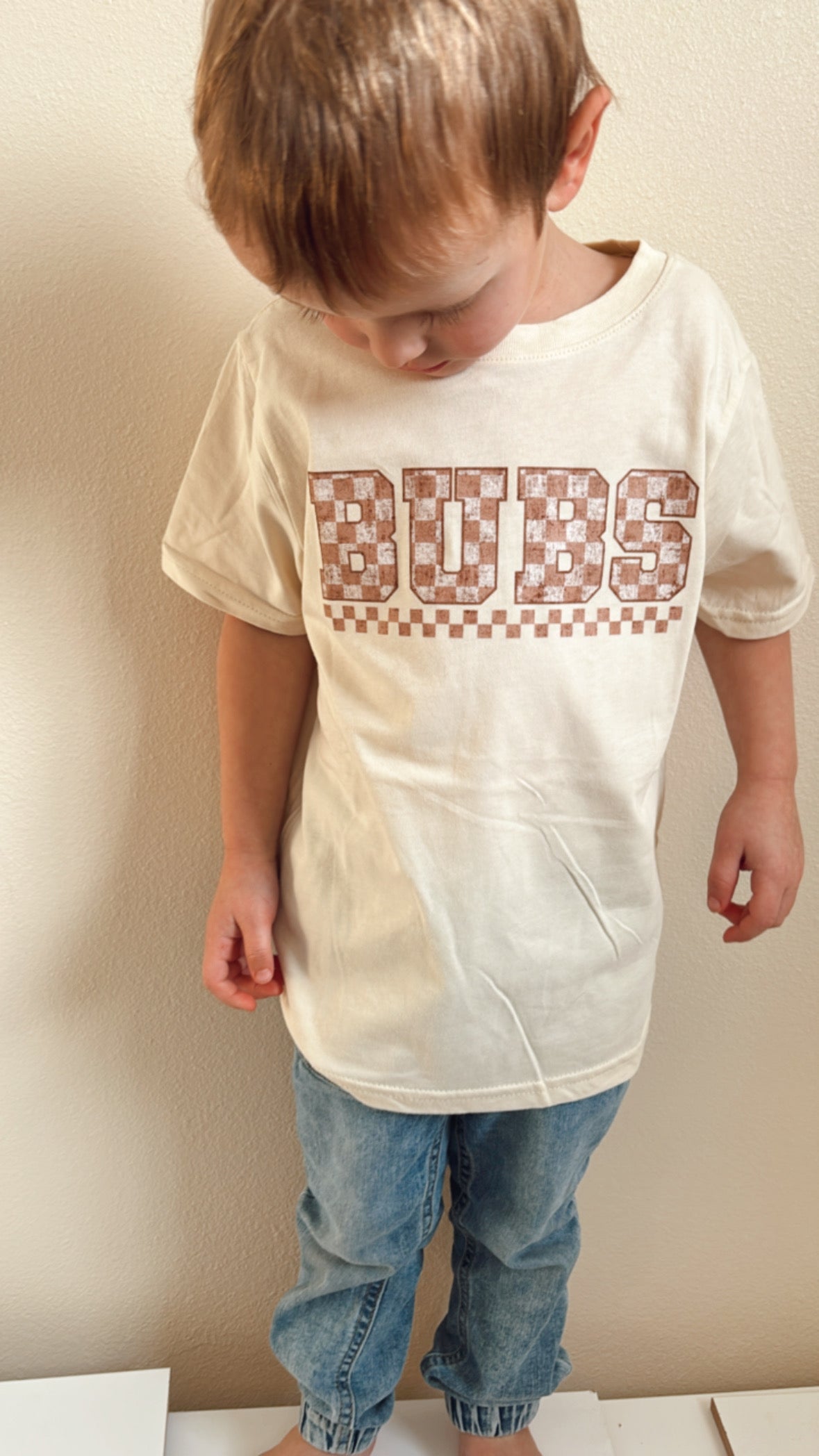 Boys Graphic Tee / NATURAL