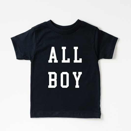 All Boy Graphic Tee/ Black