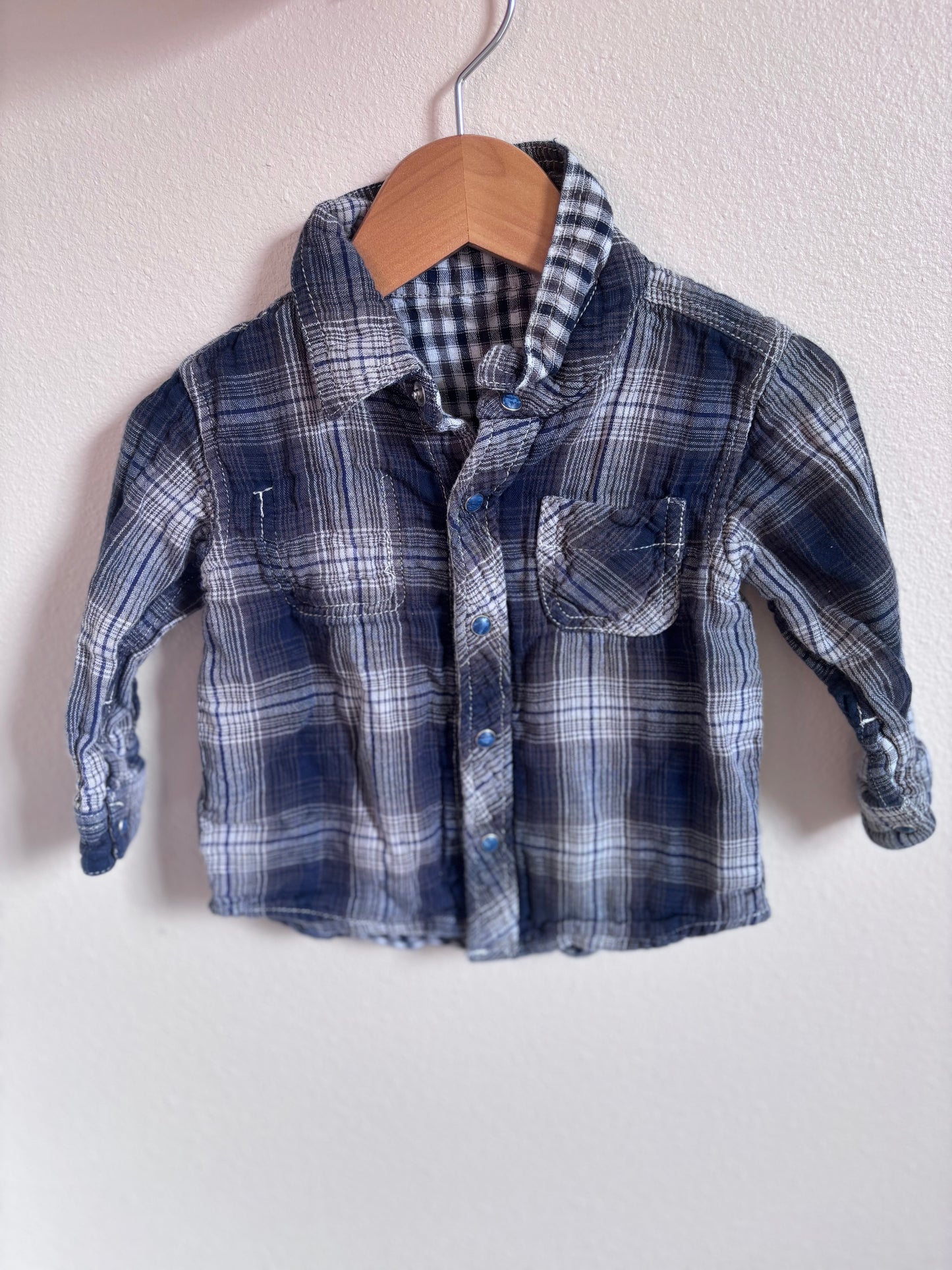 Boys Pearl Snap (Pre-Loved)(12M)