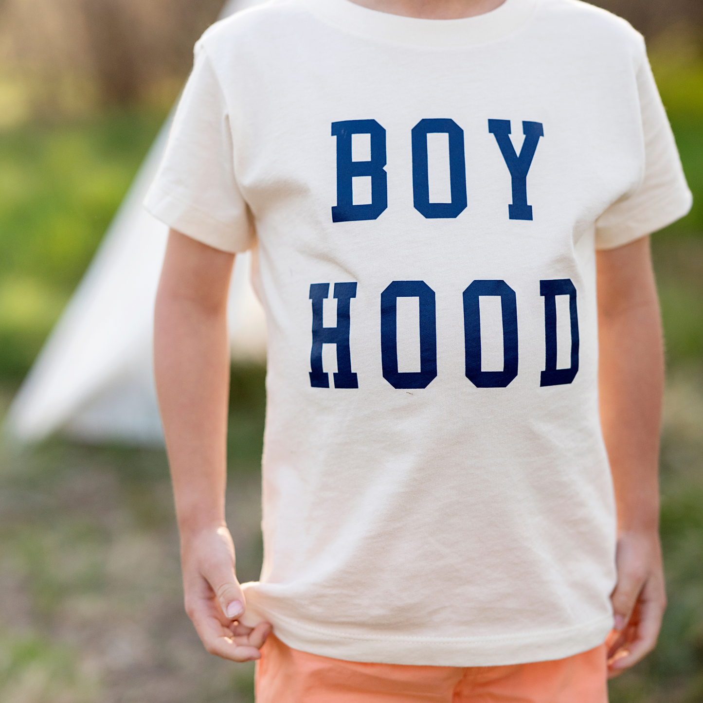 Boy Hood Toddler and Youth Shirt Heather Blue