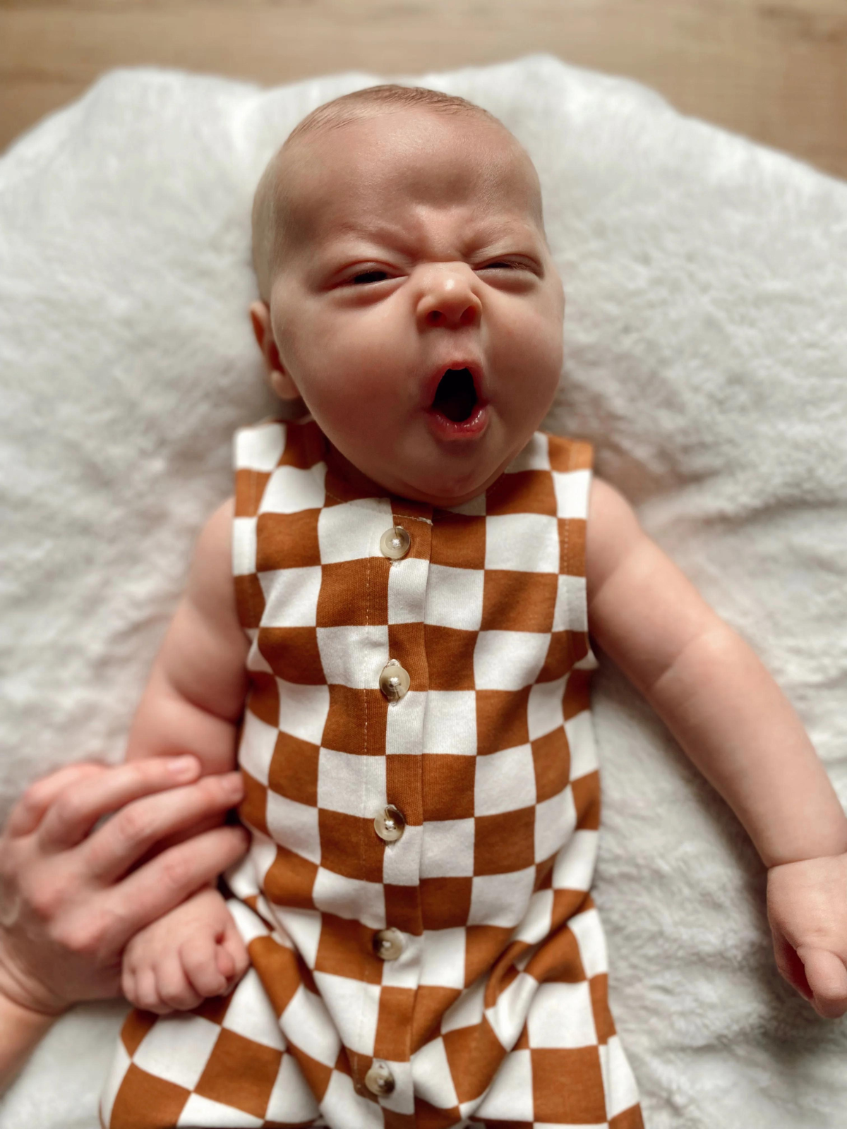 Checkerboard / Organic Bay Jumpsuit